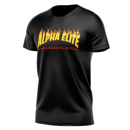 Alpha Elite Performance Black Shirt