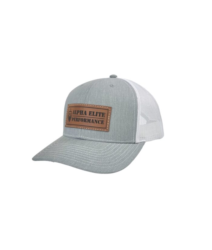 AEP Heather Grey White Cap