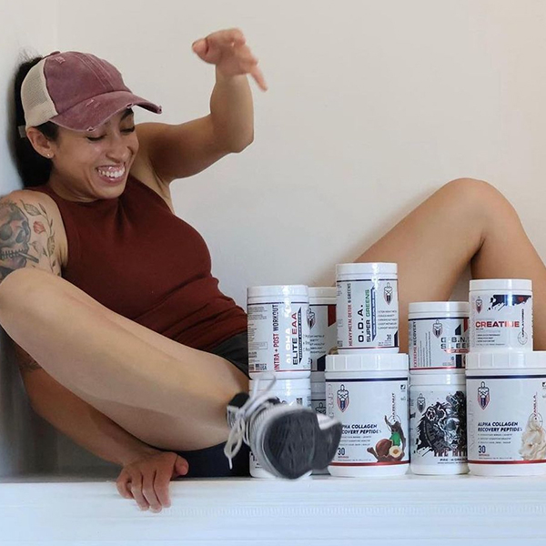 Woman Enjoying Alpha Elite Performance Products